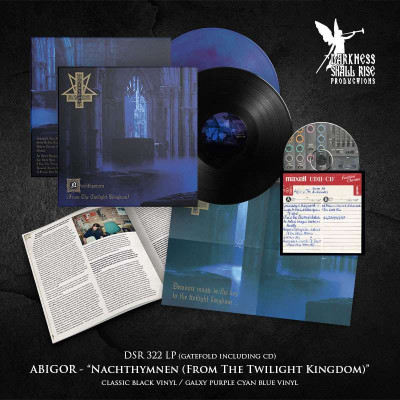 Abigor - Nachthymnen (From The Twilight Kingdom) LP (Galaxy Purple Cyan Blue Vinyl)